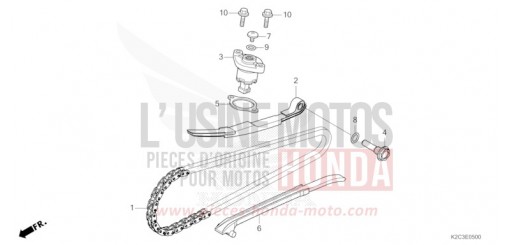 CAM CHAIN/TENSIONER NSC110P de 2023